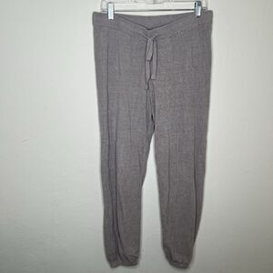 Barefoot Dreams CozyChic Ultra Lite Knit Track Pant Womens Medium Joggers